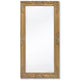 Miroir mural vidaxl baroque 100 x 50 cm d'or