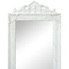 Miroir Vidaxl Style baroque détaché 160x40 cm blanc