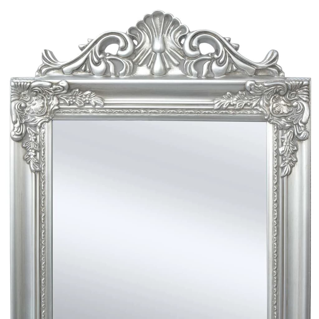Vidaxl Miroir détaché baroque 160x40cm argent