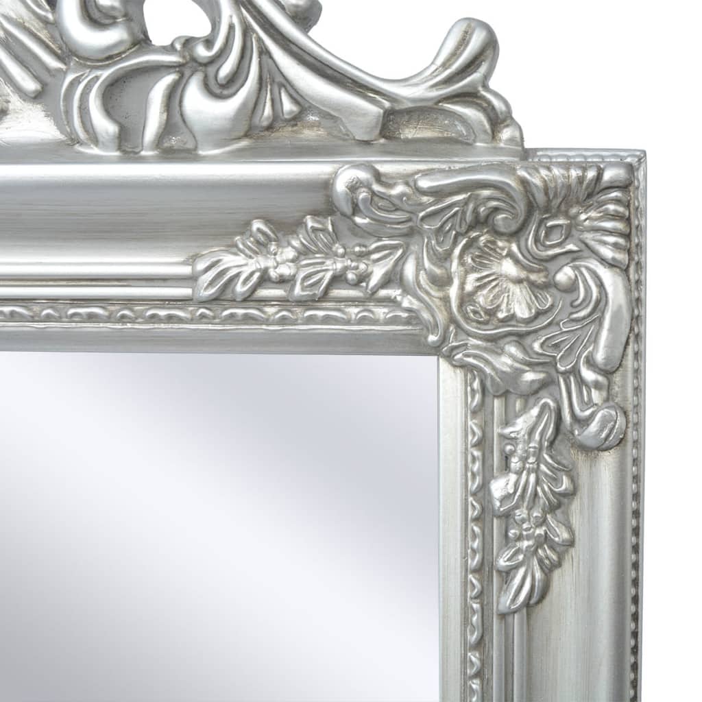 Vidaxl Miroir détaché baroque 160x40cm argent