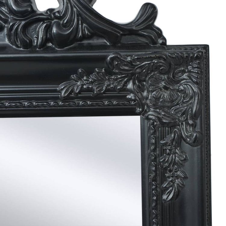 Vidaxl Miroir détaché Style baroque 160x40cm noir