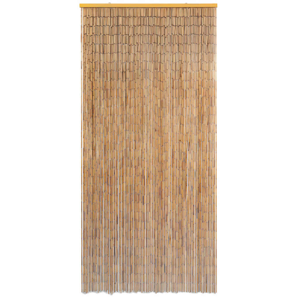 Rideau de porte vidaxl 90x200 cm bambou