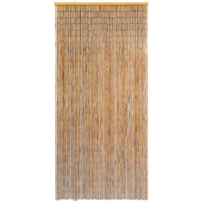 Rideau de porte vidaxl 90x200 cm bambou