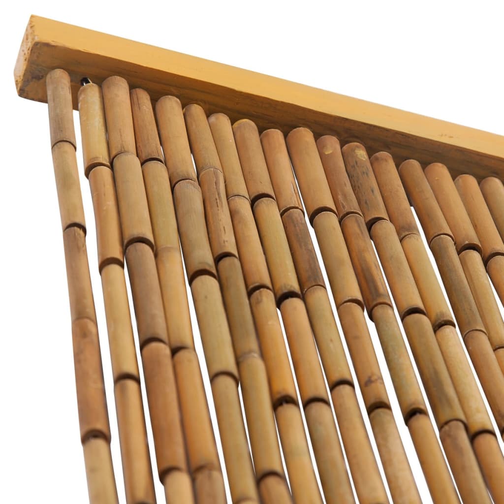 Rideau de porte vidaxl 90x200 cm bambou