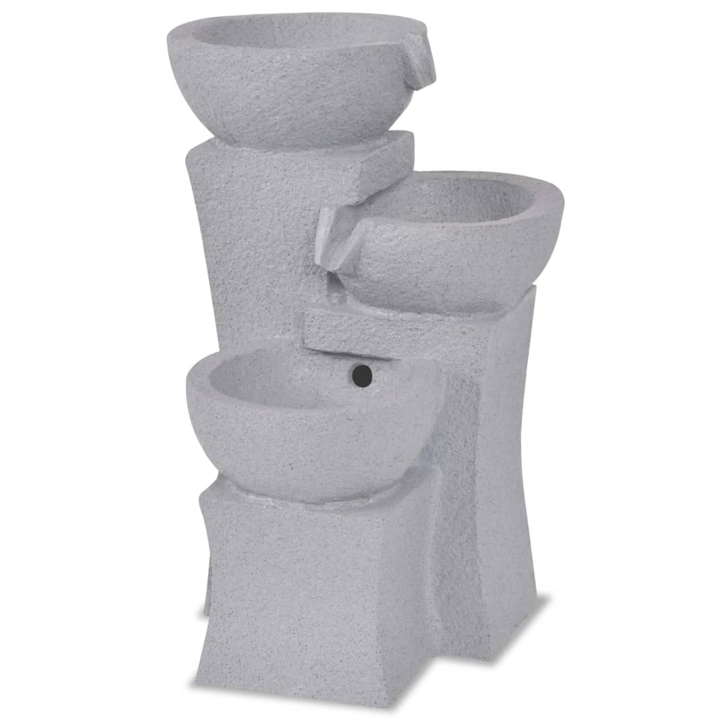 Vidaxl Fountaine intérieure avec éclairage LED polyrésine
