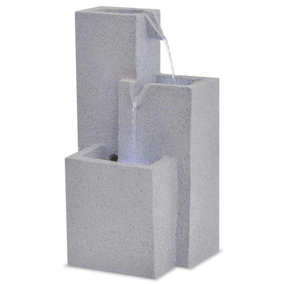 Vidaxl Fountaine intérieure avec éclairage LED polyrésine