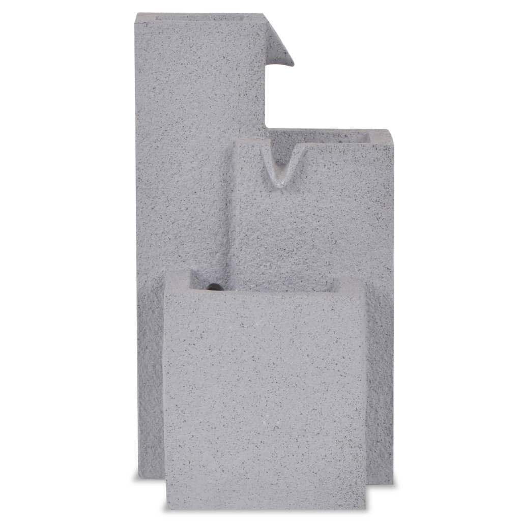 Vidaxl Fountaine intérieure avec éclairage LED polyrésine