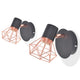 Vidaxl Wall Lampe E14 Black and Copper 2 Sts