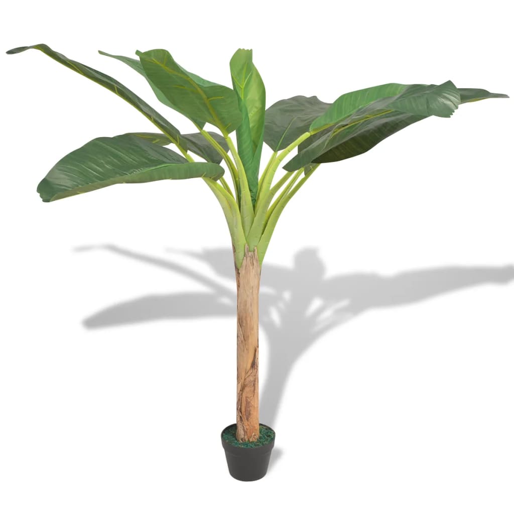 Vidaxl Art Banana Tree Plants avec Pot 150 cm vert
