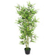 Vidaxl Plant artificiel avec du pot de bambou 120 cm vert