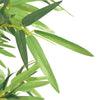 Vidaxl Plant artificiel avec du pot de bambou 120 cm vert