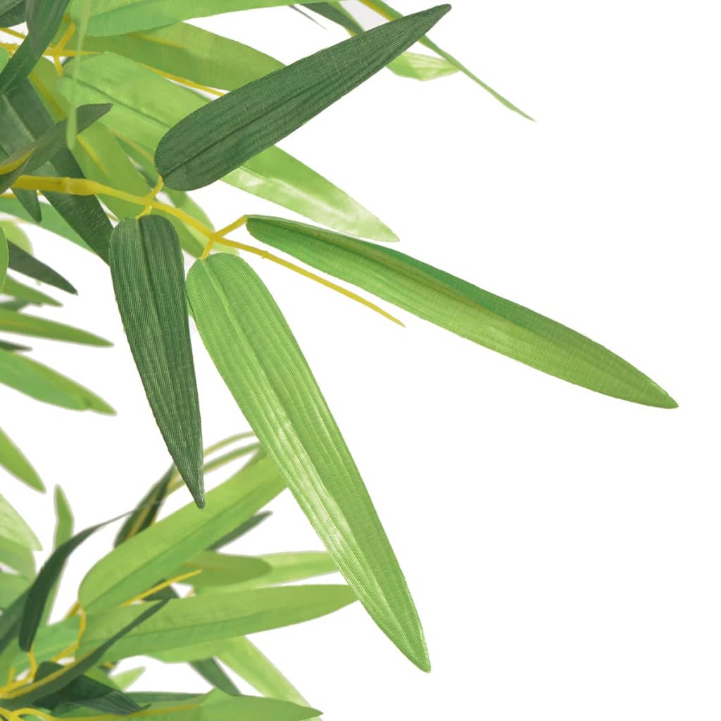 Vidaxl Plant artificiel avec du pot de bambou 120 cm vert