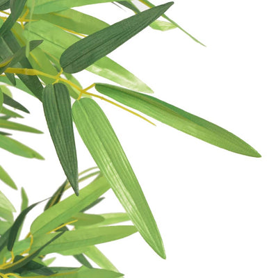 Vidaxl Plant artificiel avec du pot de bambou 120 cm vert