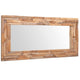 Vidaxl Decorative Mirror Rectangular 120x60 cm Bois de teck
