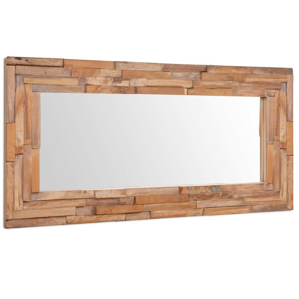 Vidaxl Decorative Mirror Rectangular 120x60 cm Bois de teck
