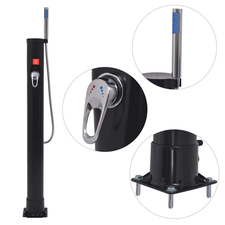 Vidaxl Douche 8 L PVC Acier