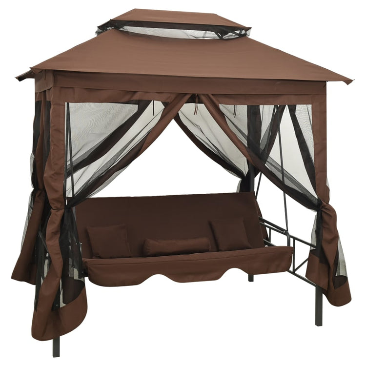 Banc de swing vidaxl avec arborportible coloré