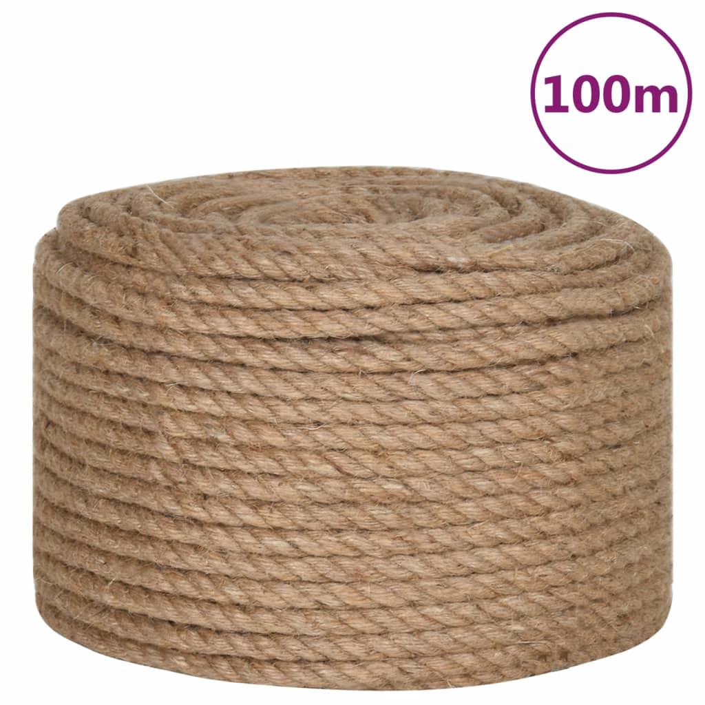 Corde vidaxl 100% jute 14 mm 100 m