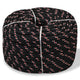 Corde à démarrage Vidaxl 12 mm 50 m de polypropylène noir