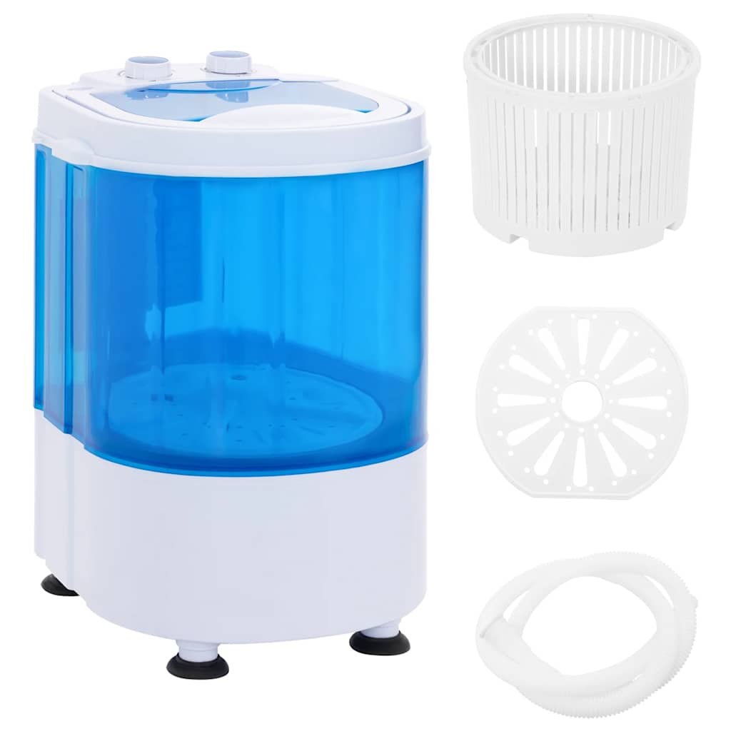 Vidaxl mini machine à laver avec un seul tambour 2,6 kg