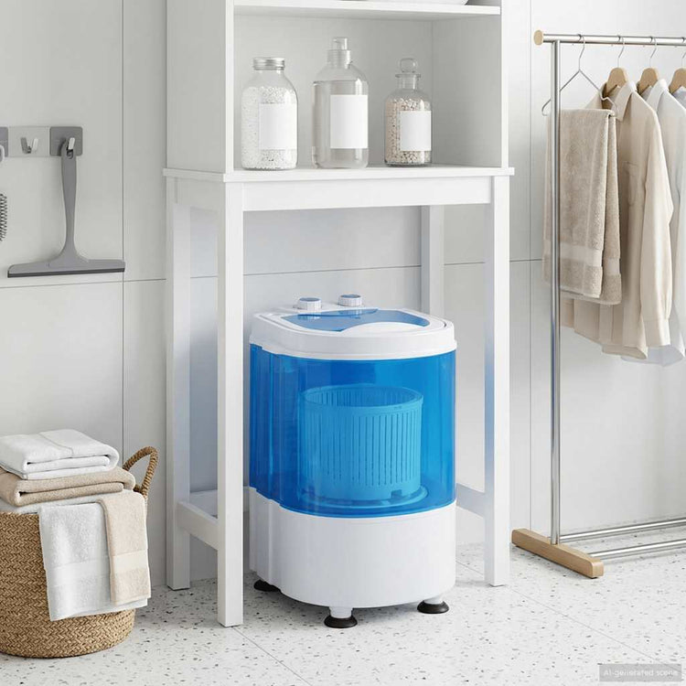 Vidaxl mini machine à laver avec un seul tambour 2,6 kg