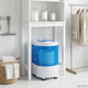 Vidaxl mini machine à laver avec un seul tambour 2,6 kg