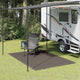 Tapis de tente Vidaxl 250x300 cm anthracite