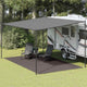Tapis de tente Vidaxl 300x500 cm anthracite