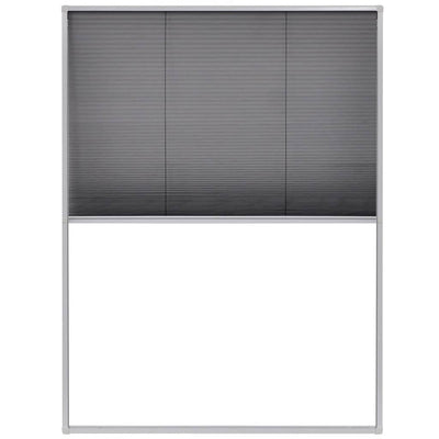 Vidaxl raamhor plissé 60x80 cm aluminium