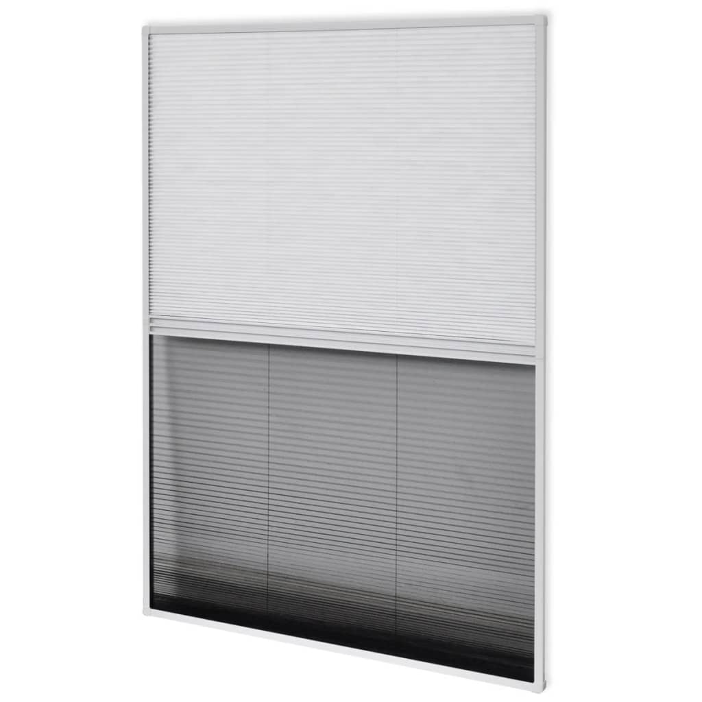 Vidaxl Raamhor Plissé avec Blackout 80x120 cm en aluminium