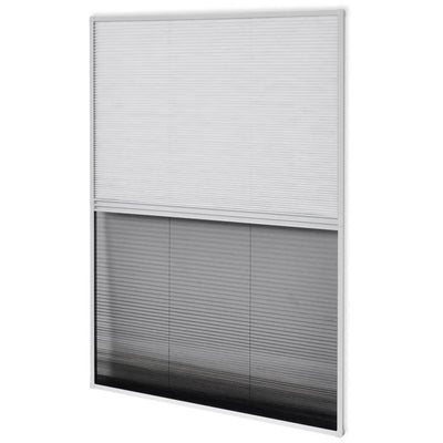 Vidaxl Raamhor Plissé avec Blackout 80x120 cm en aluminium