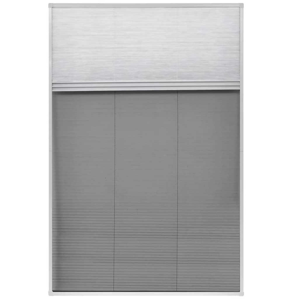 Vidaxl Raamhor Plissé avec Blackout 80x120 cm en aluminium