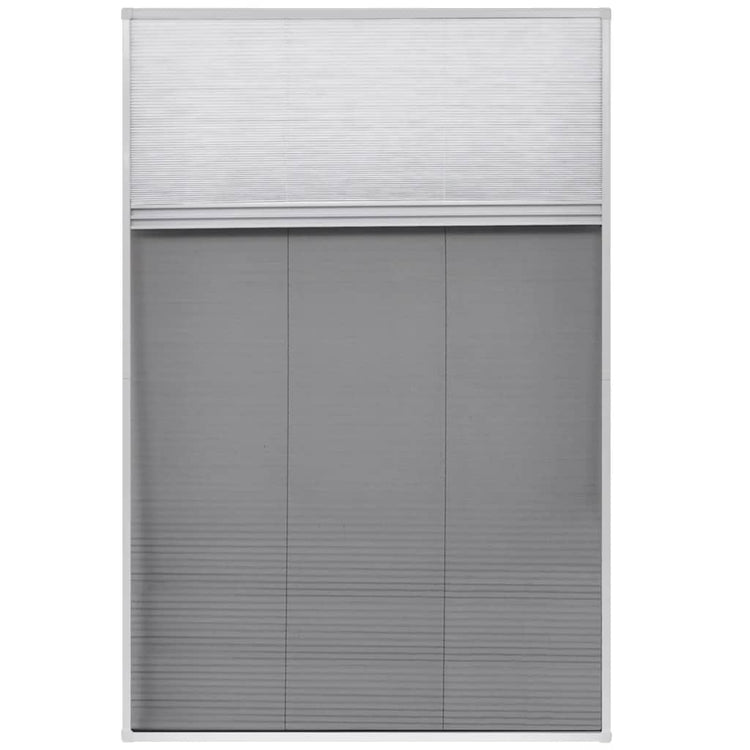 Vidaxl Raamhor Plissé avec Blackout 80x120 cm en aluminium