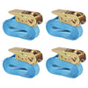 Pneus de gamme de vidaxl 0,8 tonne 6 mx25 mm bleu 4 pcs