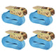 Pneus de gamme de vidaxl 0,8 tonne 6 mx25 mm bleu 4 pcs