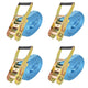Pneus de gamme de vidaxl 4 tonnes 8 mx50 mm bleu 4 pcs