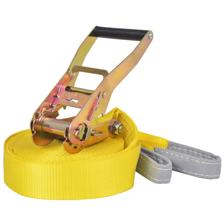Vidaxl slackline 15 m x 50 mm 150 kg jaune