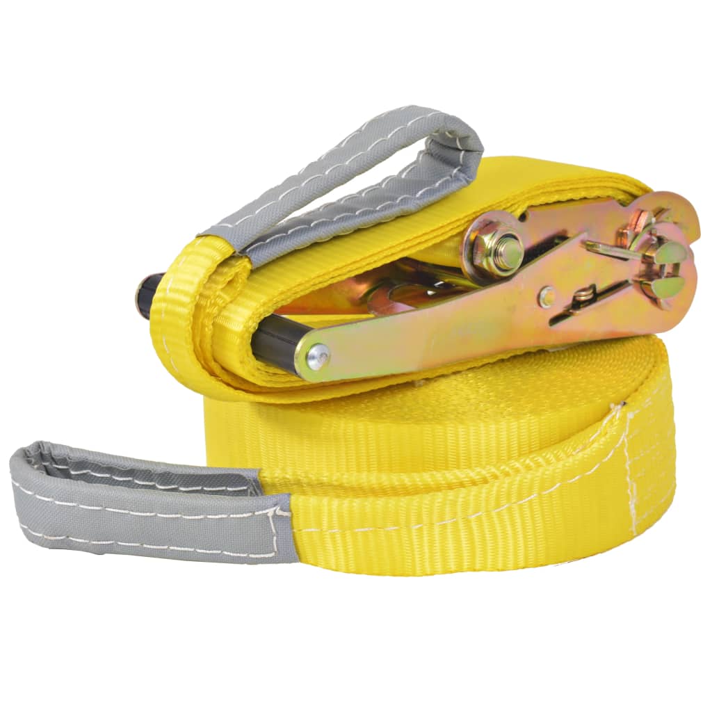 Vidaxl slackline 15 m x 50 mm 150 kg jaune