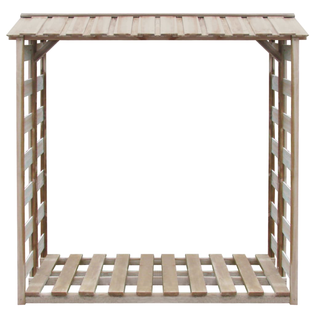 Stockage de bois de chauffage Vidaxl 150x90x176 cm Pine imprégnée