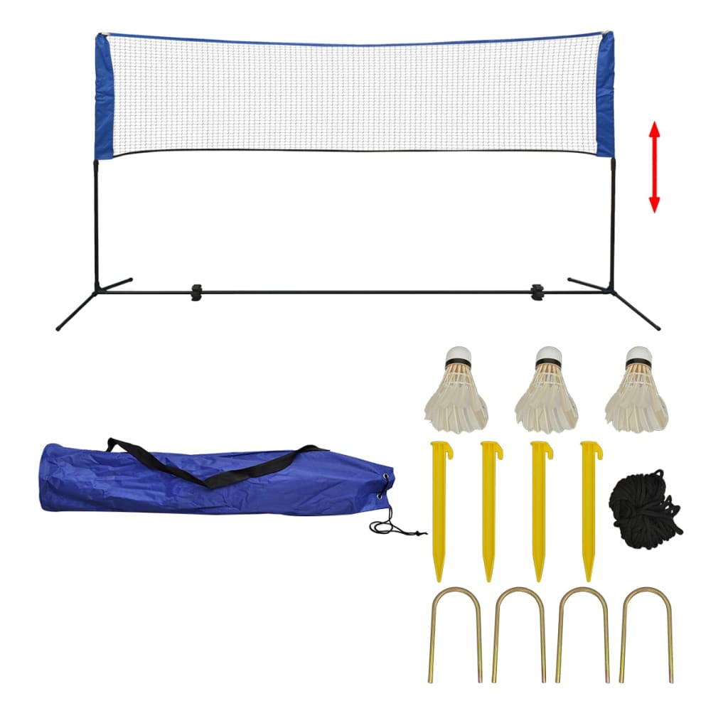 Vidaxl Badminton Net avec les navettes 300x155 cm