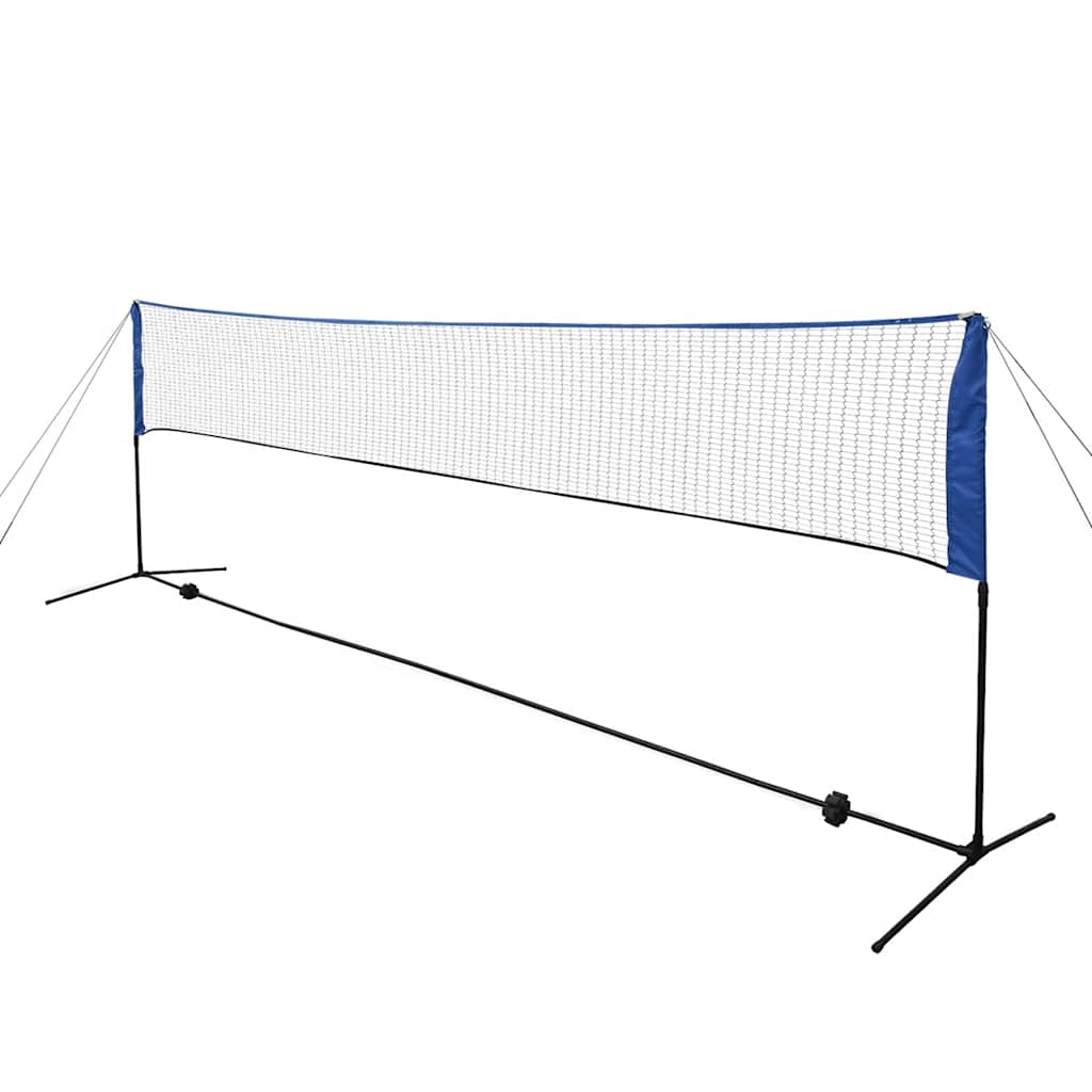 Vidaxl badminton filet avec les navettes 500x155 cm