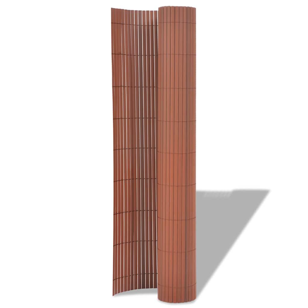 Vidaxx clôture de jardin marron 150 x 300 cm PVC