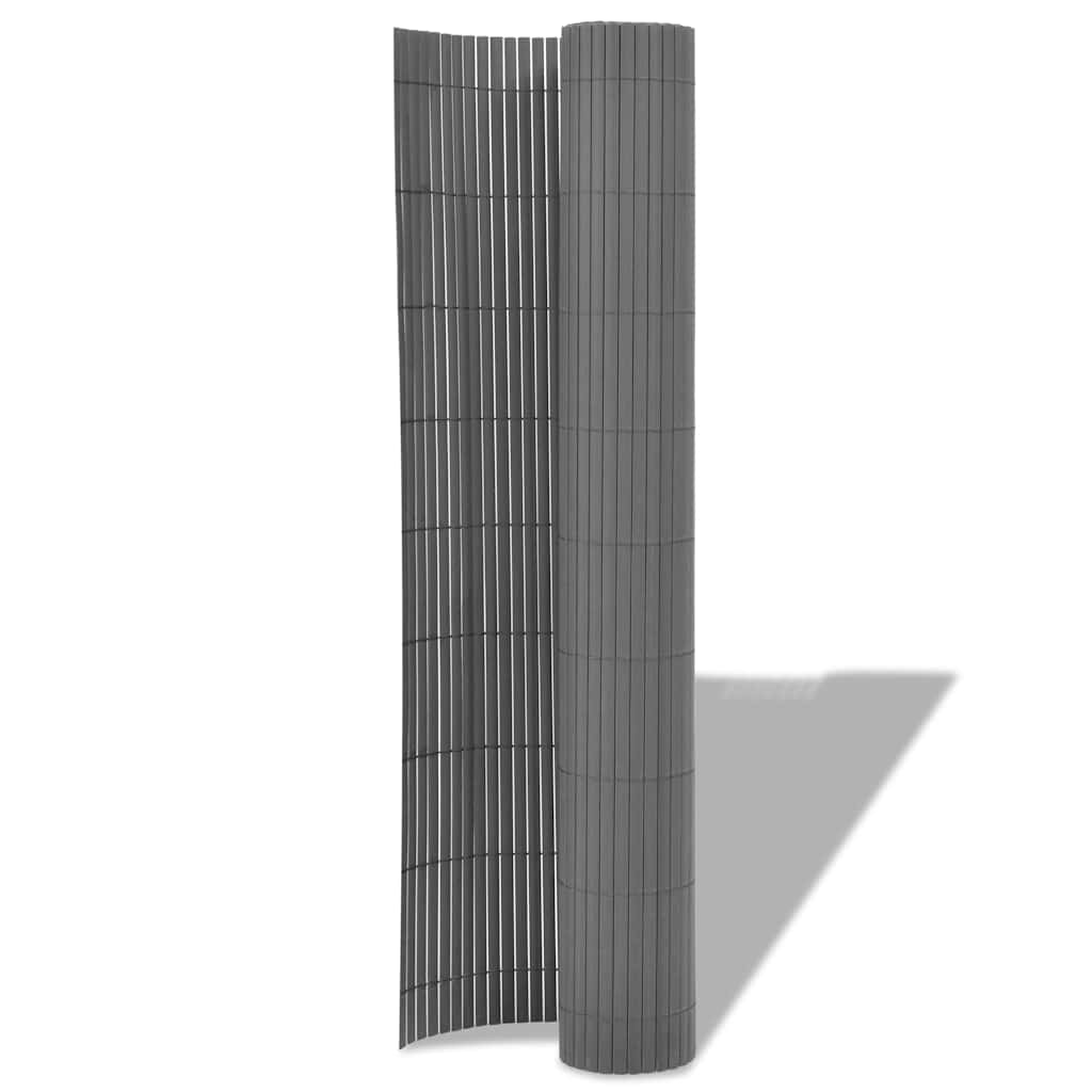 Vidaxx clôture de jardin gris 150 x 300 cm PVC