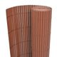 Vidaxx clôture de jardin marron 150 x 500 cm PVC
