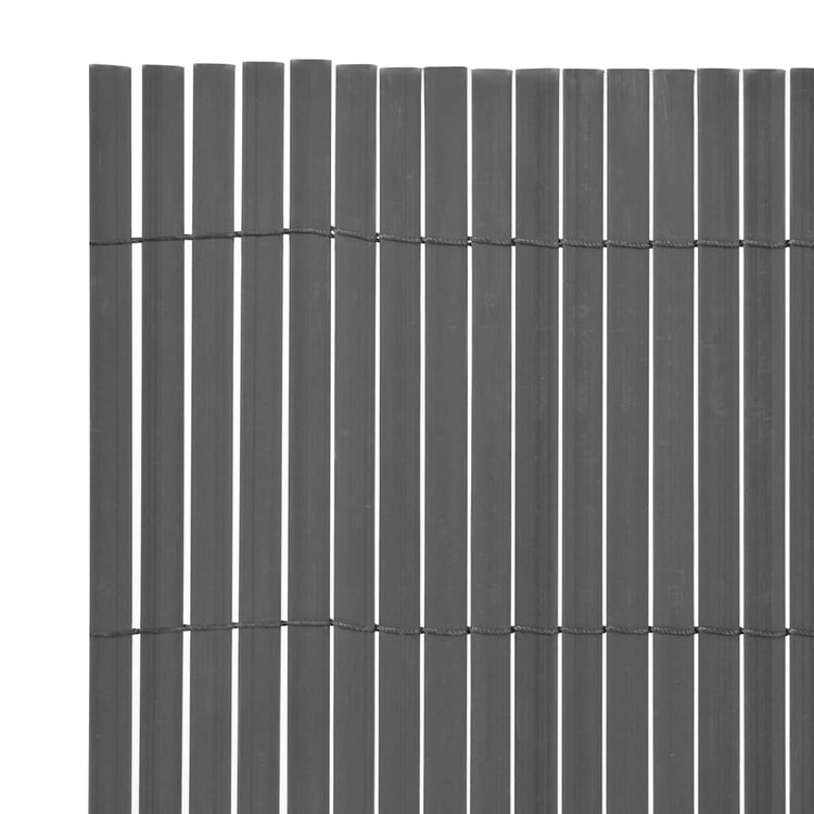 Vidaxx clôture de jardin double face 150x500 cm PVC gris