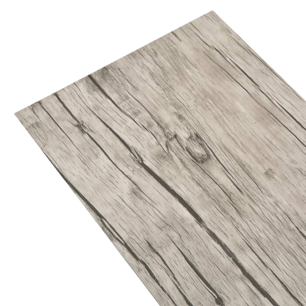 Boards de plancher Vidaxl non auto-adhésifs 5,26 m² 2 mm en PVC en PVC