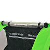 Vidaxl Bicycle Trailer 30 kg gris et vert