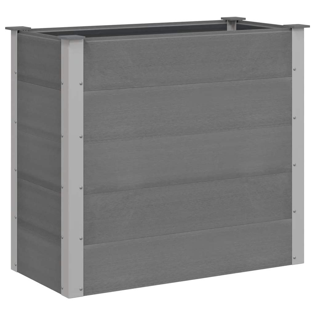Boîte de planification Vidaxl surélevée 100x50x91 cm HKC Gray