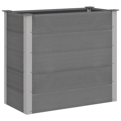 Boîte de planification Vidaxl surélevée 100x50x91 cm HKC Gray