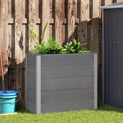 Boîte de planification Vidaxl surélevée 100x50x91 cm HKC Gray